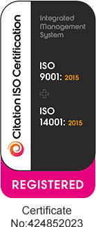 ISO 9001 and 14001 Accreditation